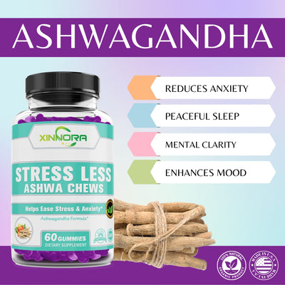 Feeling Stressed? It's Time to Ash it Out With XINNORA Ashwagandha Gummies